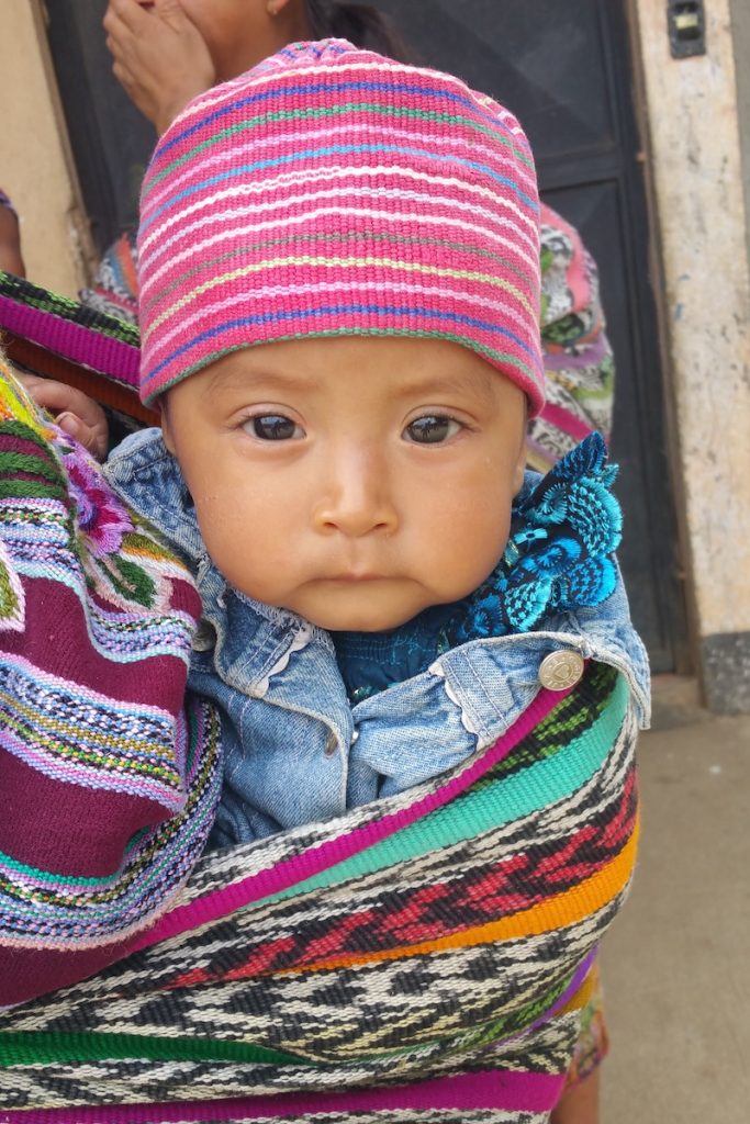 un bebé en Guatemala